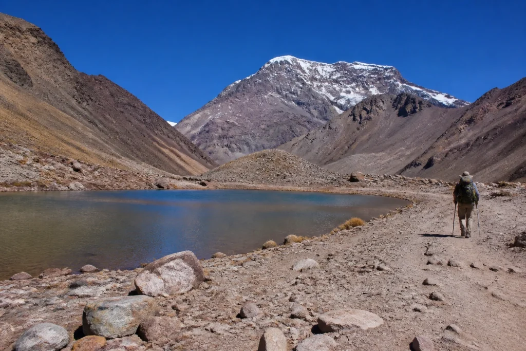 Laguna de Horcones circuit in Aconcagua Provincial Park
