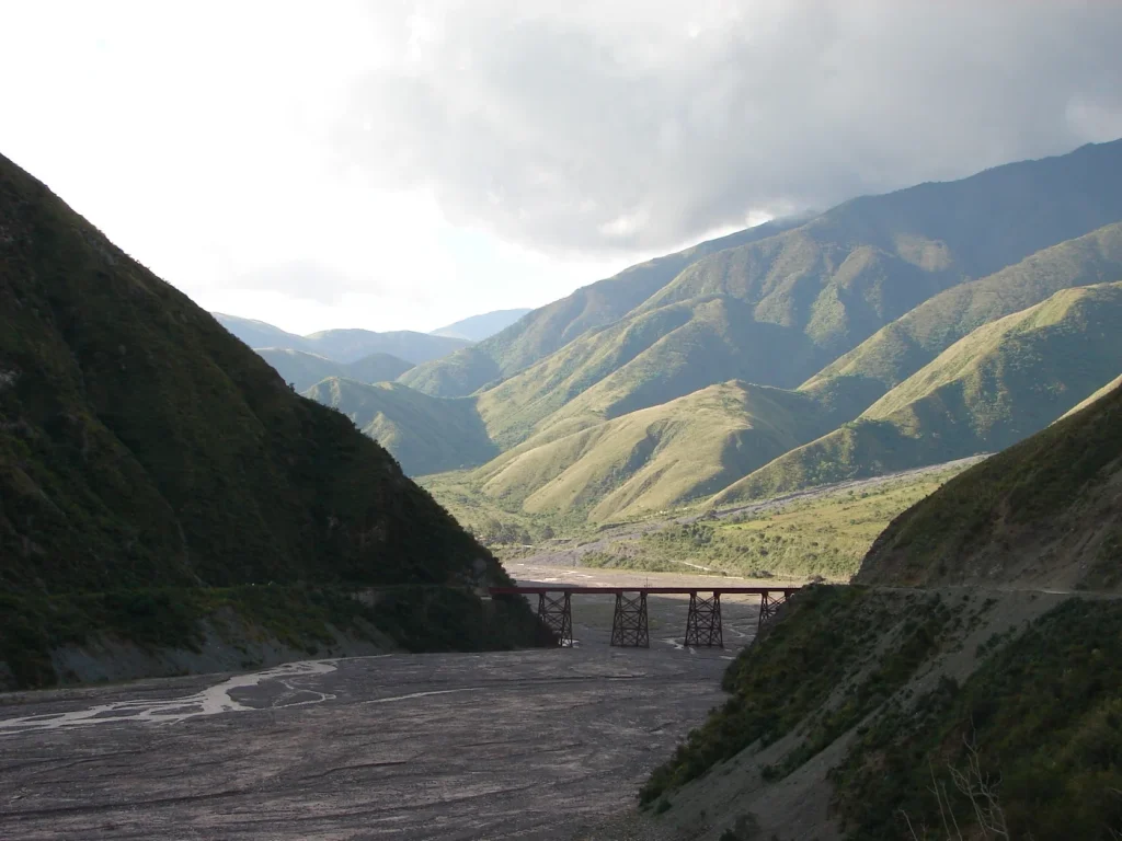 Highland landscape in Quebrada del Toro near Salta, Argentina.