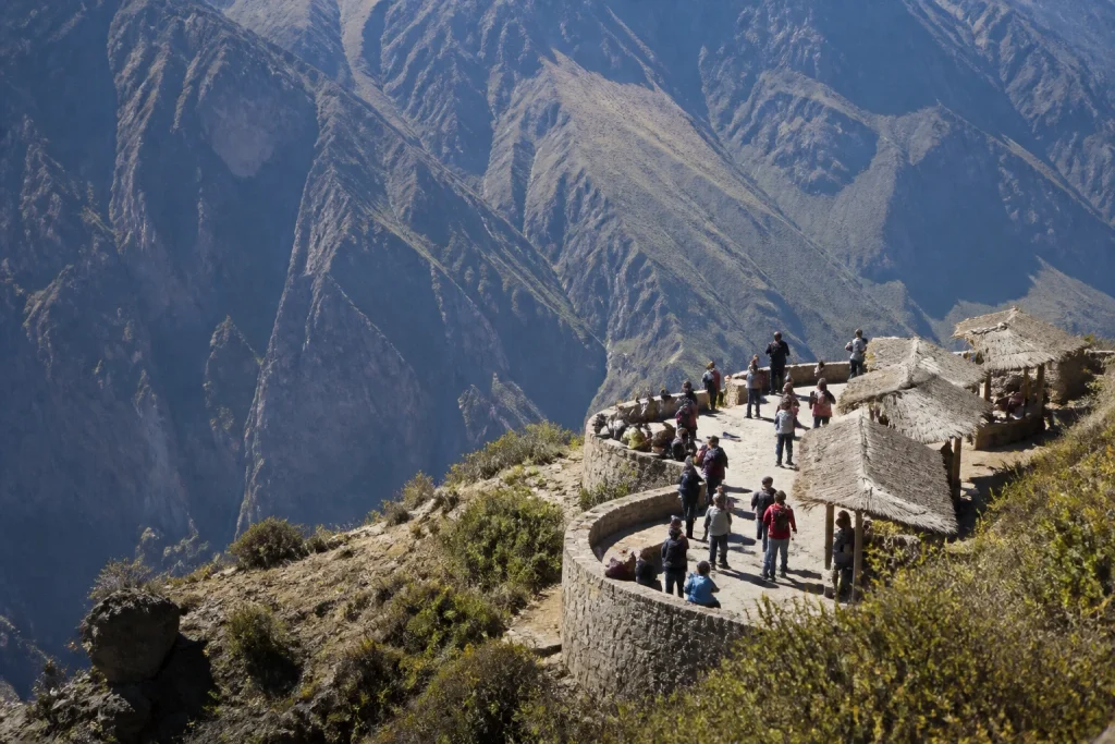 Cruz del Cóndor viewpoint in the Arequipa area