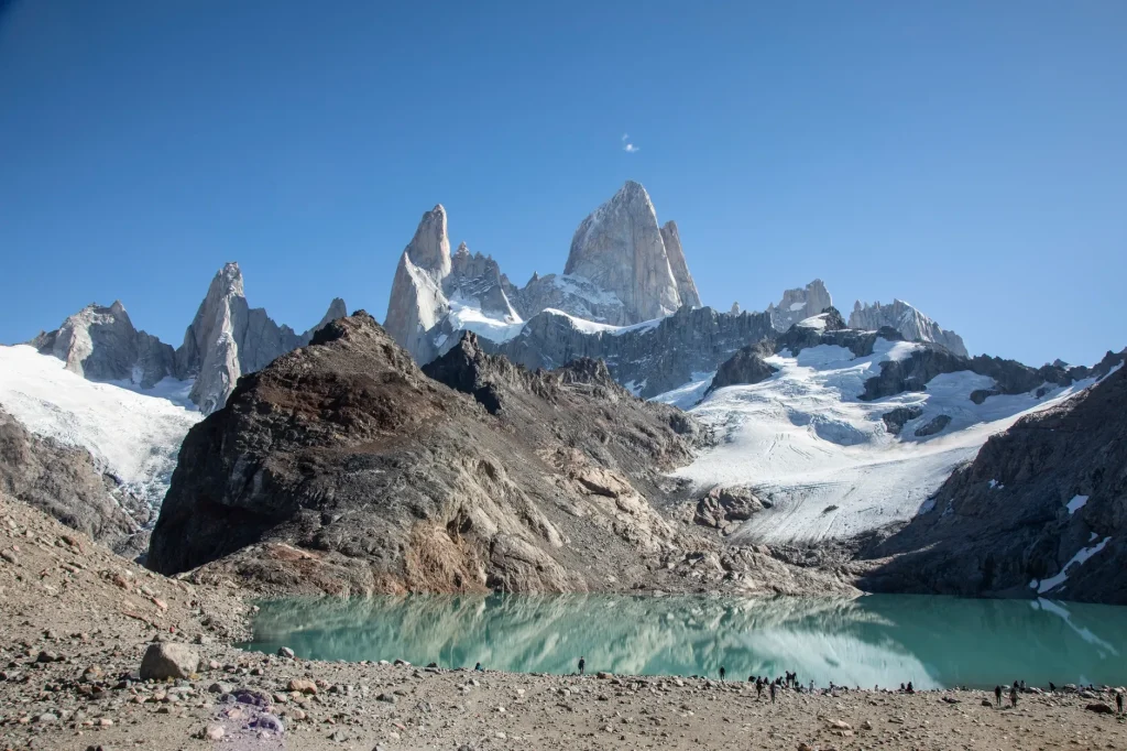 Laguna de los Tres beneath the Fitz Roy massif near El Chaltén