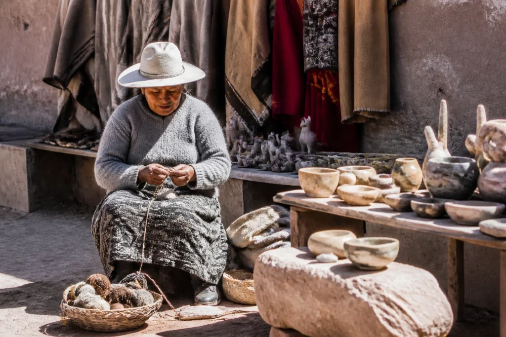 Rural artisan work in San Francisco de Alfarcito, Jujuy