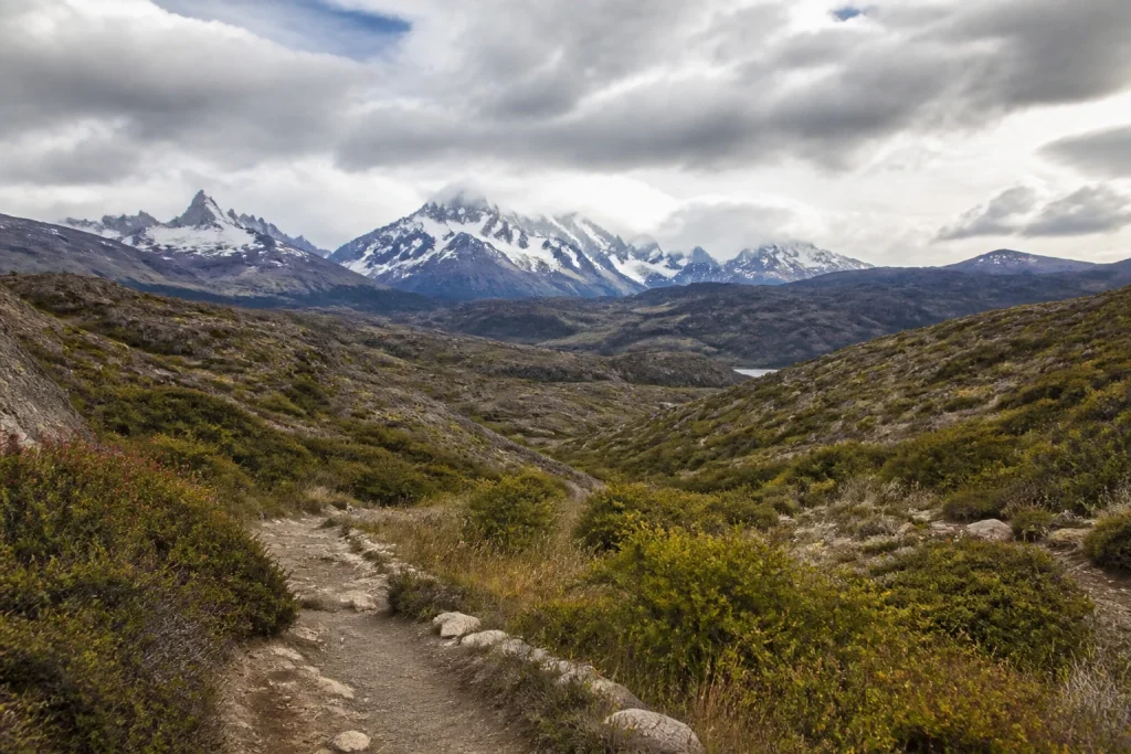 Hiking trail in the northern sector of Los Glaciares National Park near El Chaltén