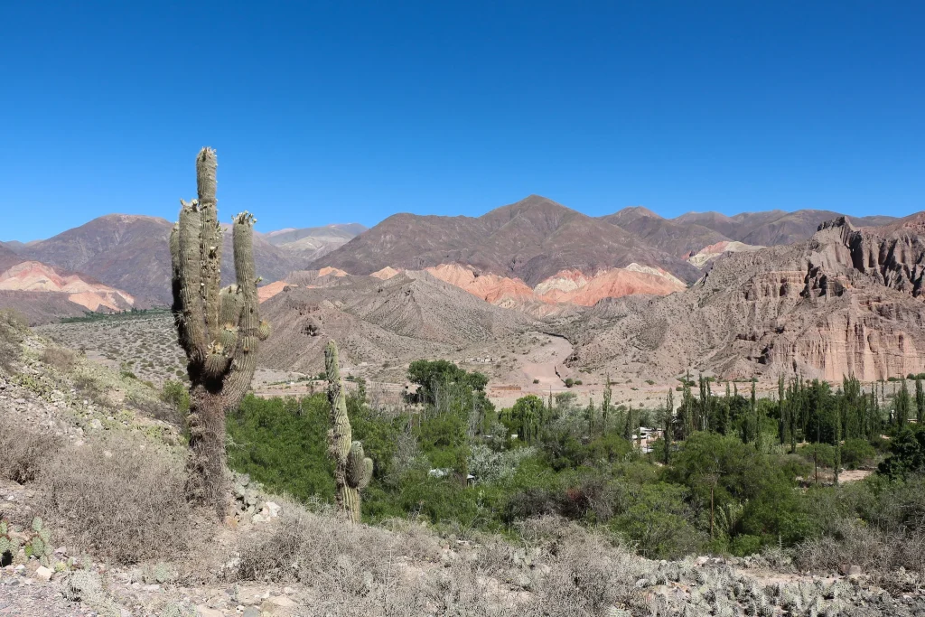 Highland landscape in the Quebrada de Humahuaca, Jujuy