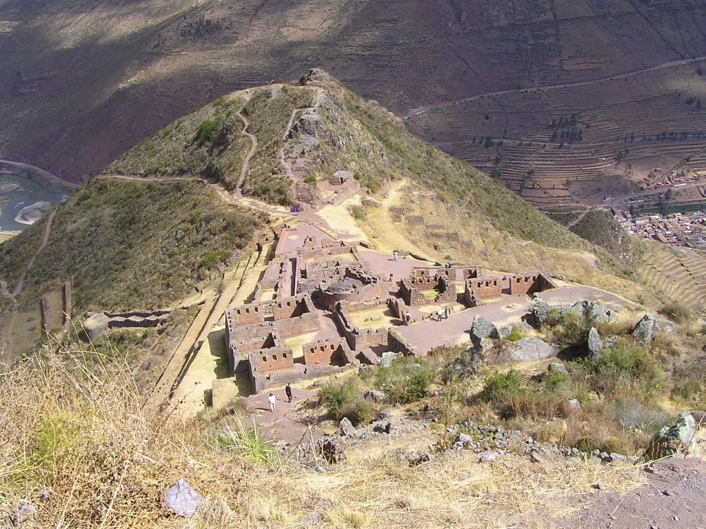 Pisaq Archaeological Park in the Sacred Valley near Cusco, Peru.