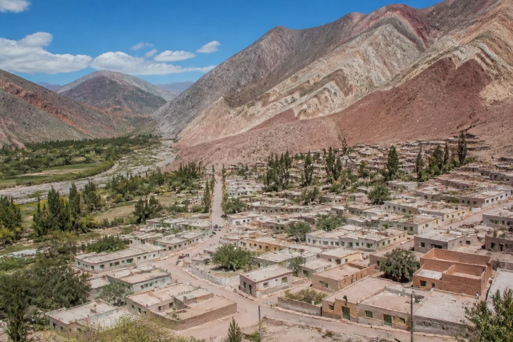Village architecture in the Quebrada de Humahuaca, Jujuy