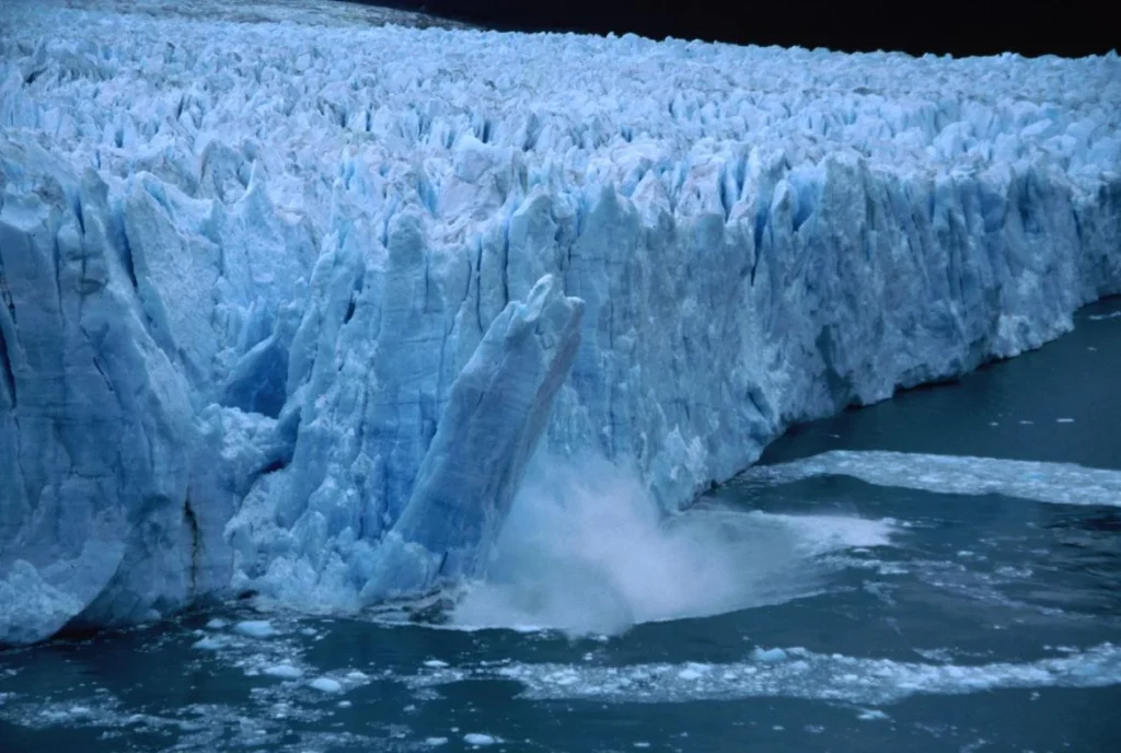 Perito Moreno Glacier in Los Glaciares National Park during the Argentine summer