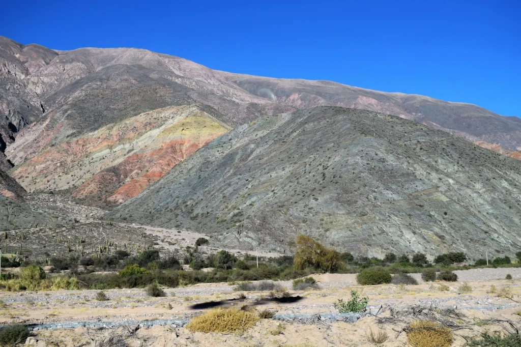 Mountain landscape in the Quebrada de Humahuaca, Jujuy