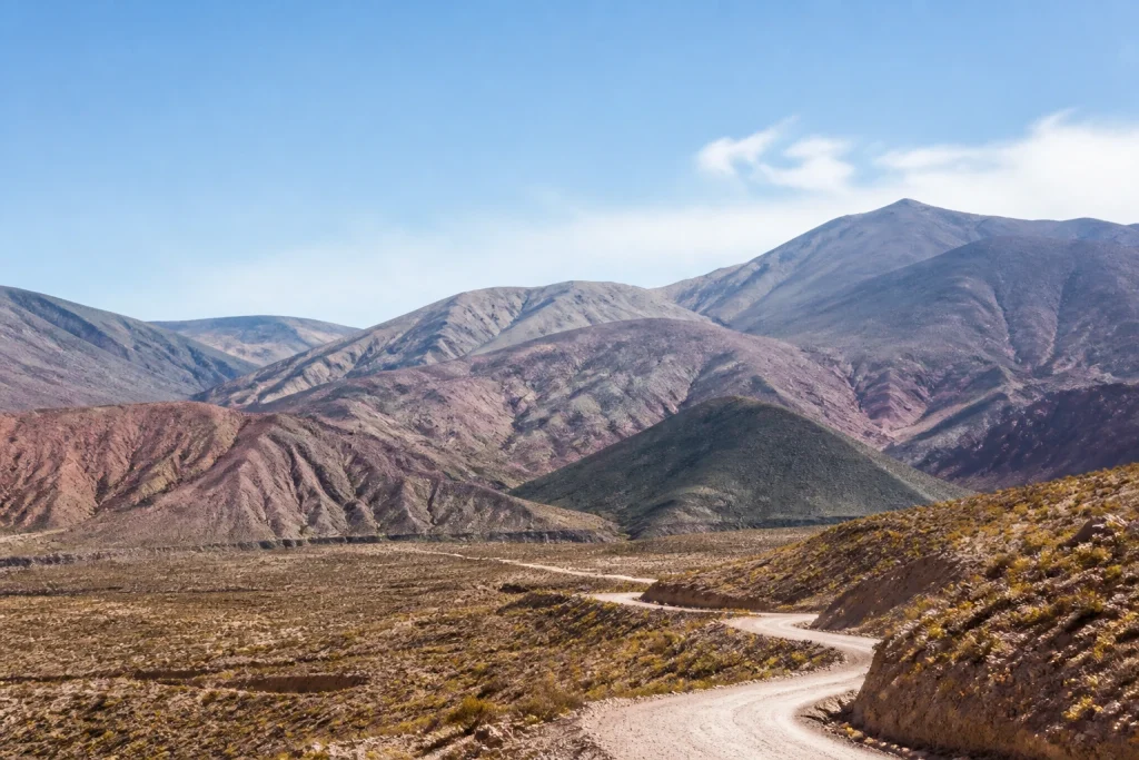 High-desert mountain landscape in Jujuy, Argentina