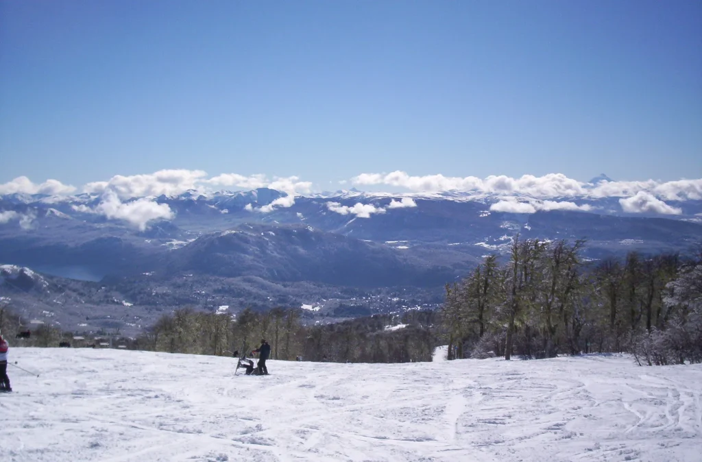 Snow-covered terrain at Chapelco near San Martín de los Andes