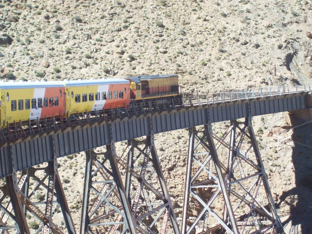 Train to the Clouds crossing the high Andes in Salta, Argentina