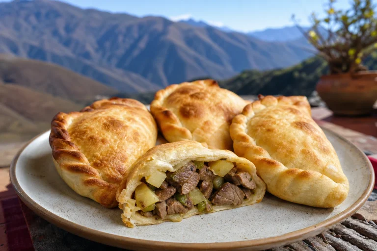 Traditional Salta-style empanadas with beef and potato filling