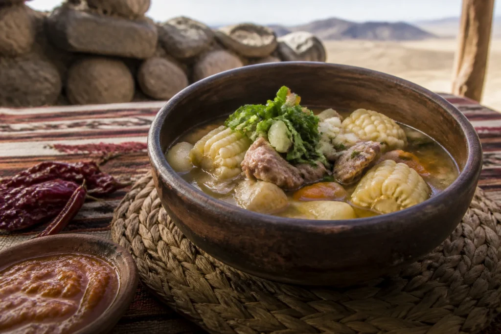 Calapurca corn and meat stew from the Jujuy Puna